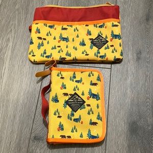 United by Blue passport/card holder and matching pouch